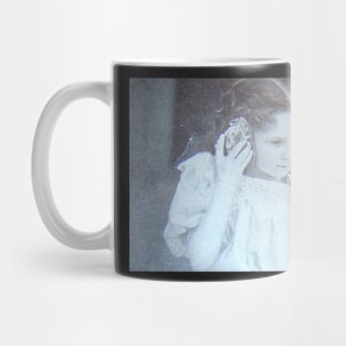 Girl with Shell Mug